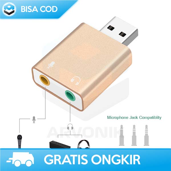 SOUNDCARD USB EXTERNAL 7.1 HIFI MAGIC VOICE 3D AUDIO &amp; MICROPHONE ORI