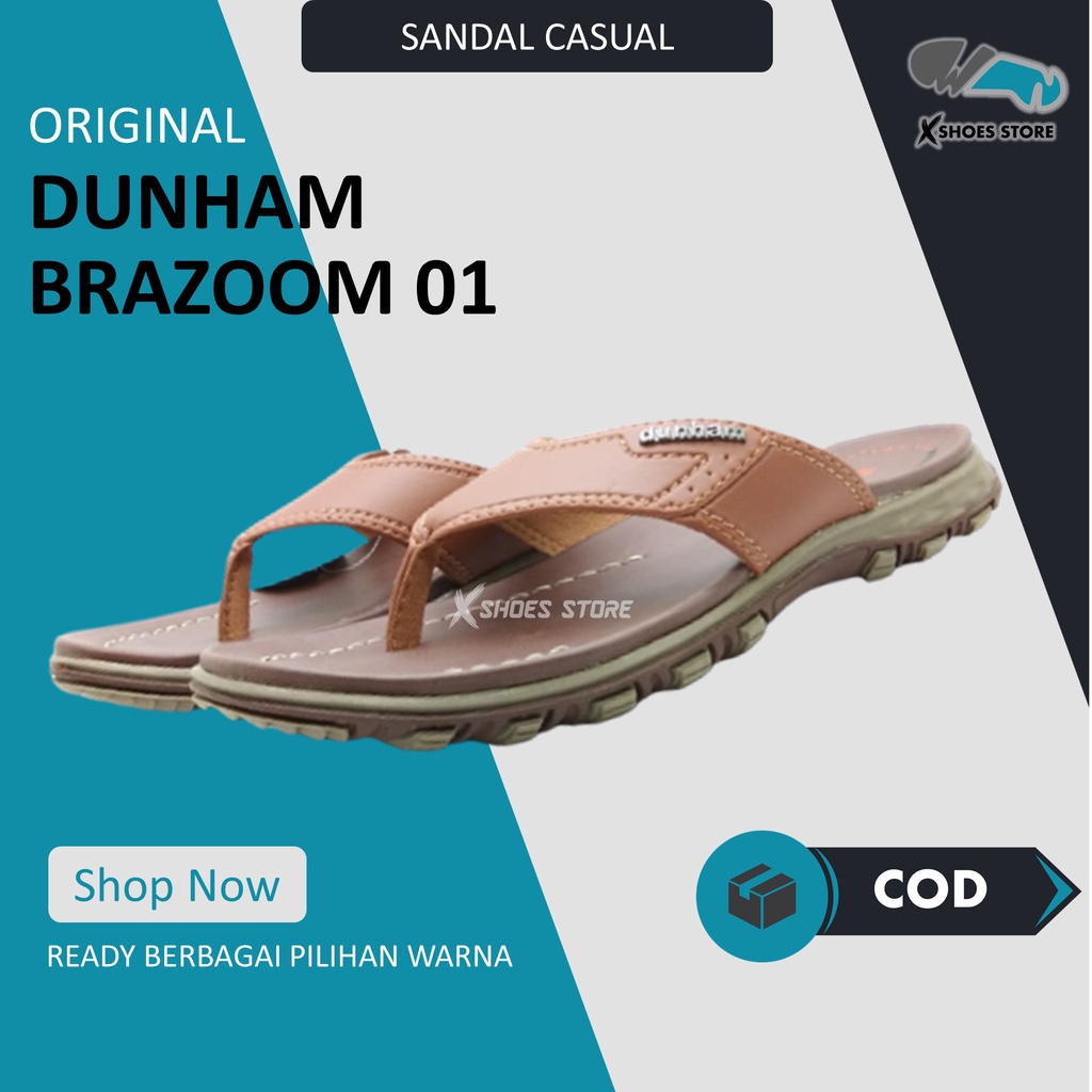 Sandal Sendal Jepit Casual Kasual Pria Laki Laki Laki2 Dewasa Premium Original DUNHAM BRAZOOM 01