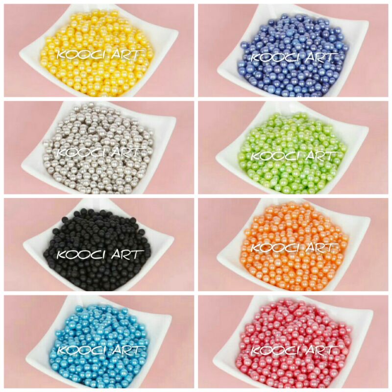 

Edible springkle 4mm/cake topping/gula mutiara/bahan dekorasi kue
