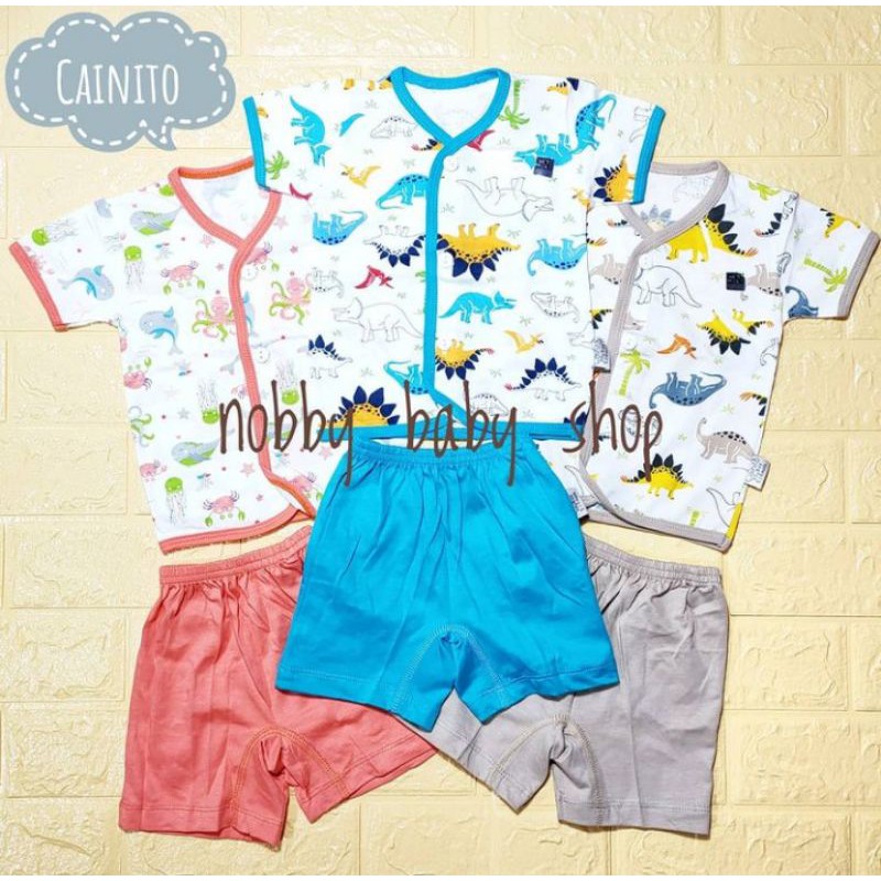Cainito Setelan Blus Pendek Size SML