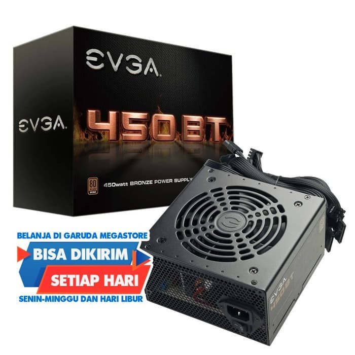 PSU 450W EVGA 450B1/BT/BR/BV 80+ BRONZE murah