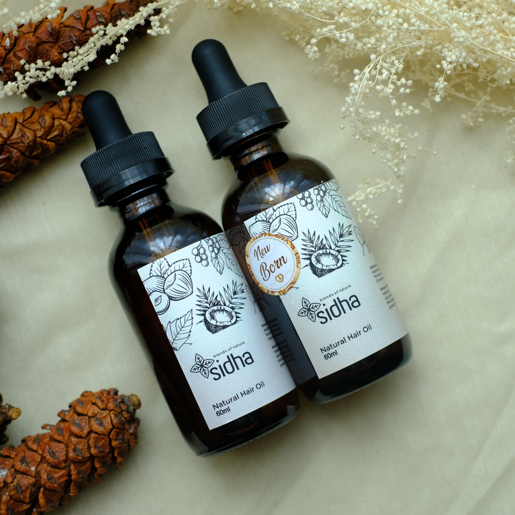 Sidha Natural Hair Oil - [Bundling New Born dan Dewasa]