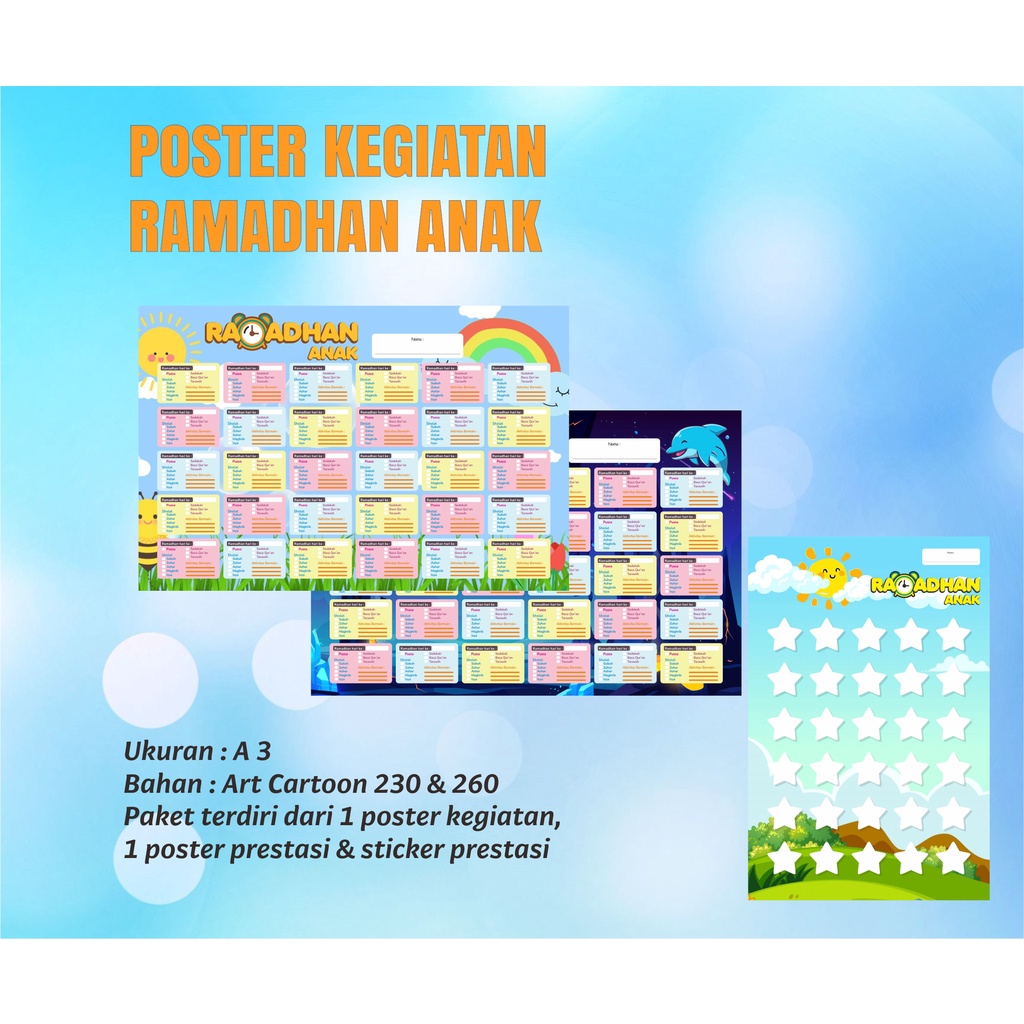 POSTER KEGIATAN RAMADHAN ANAK
