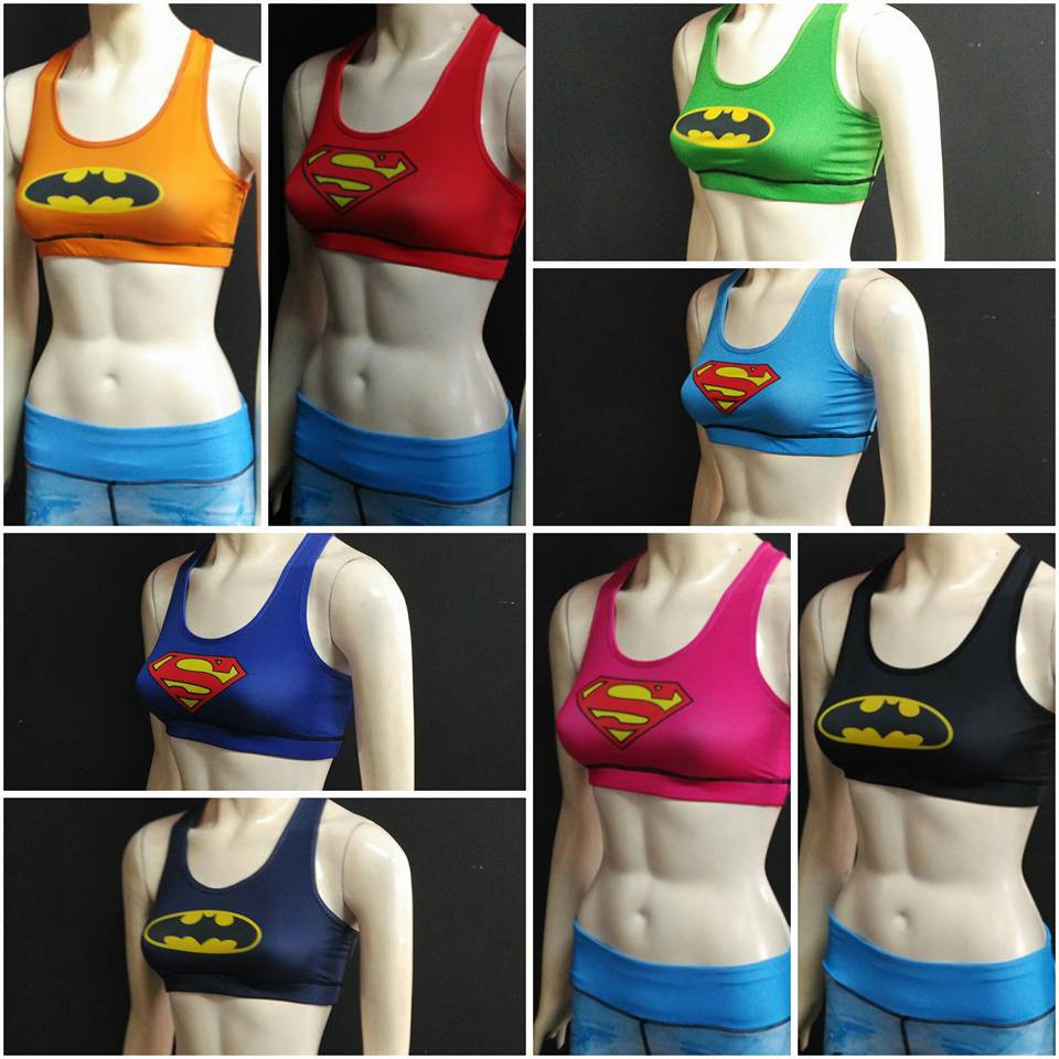 SXB Sport Bra Super Hero Gym/Renang/Yoga