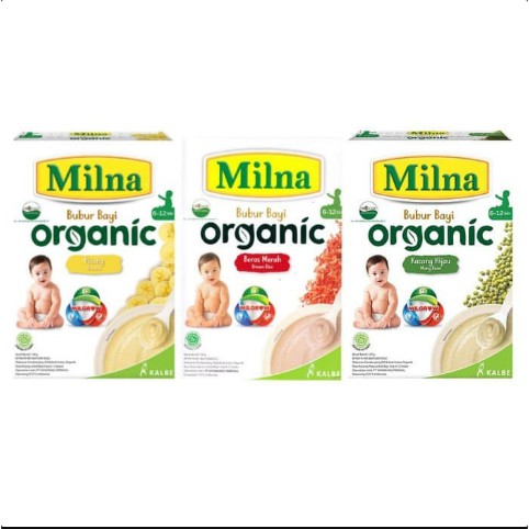 Milna Bubur Bayi ORGANIC 120 Gram