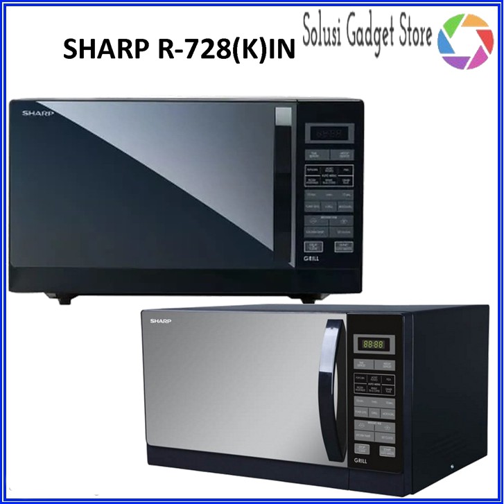 Jual microwave sharp R-728(K)IN (hitam) Indonesia|Shopee Indonesia