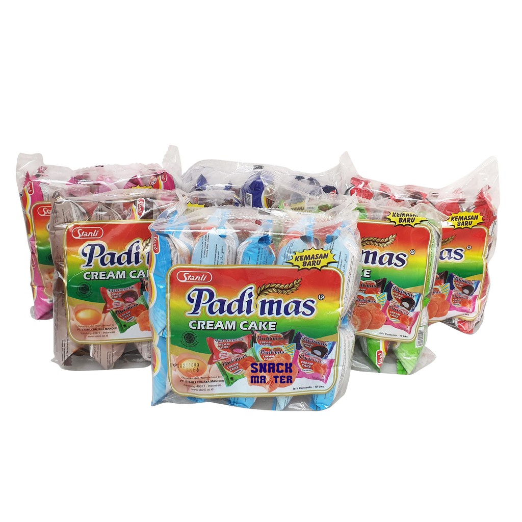 

Pack Padimas Cream Cake Aneka Rasa Bolu Jadul - Netto 10pcs x 10gr