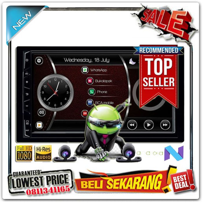 TAPE MOBIL - HEADUNIT ANDROID TOMIKO 7088D 7 INCH - OS 7.1 MTECH 8803