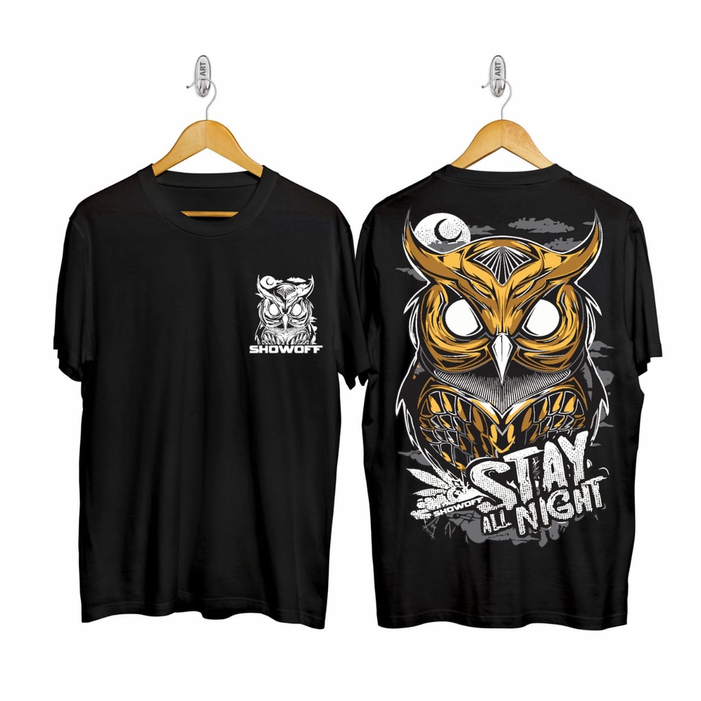 Kaos murah Kaos distro murah baju  distro pria t-shirt murah combed30s SD OWL SERAM