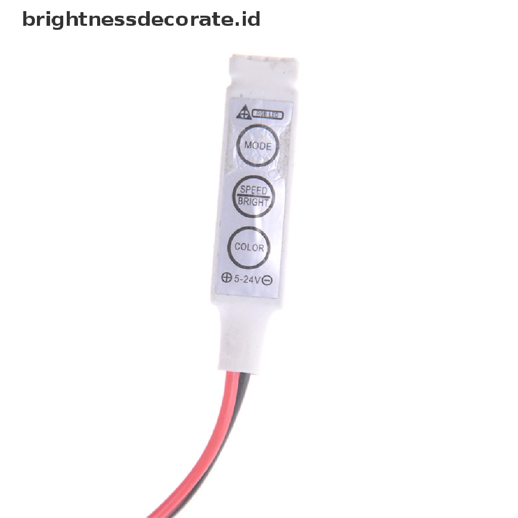 1 Pc Lampu Strip Led Rgb 3528 5050 3 Tombol