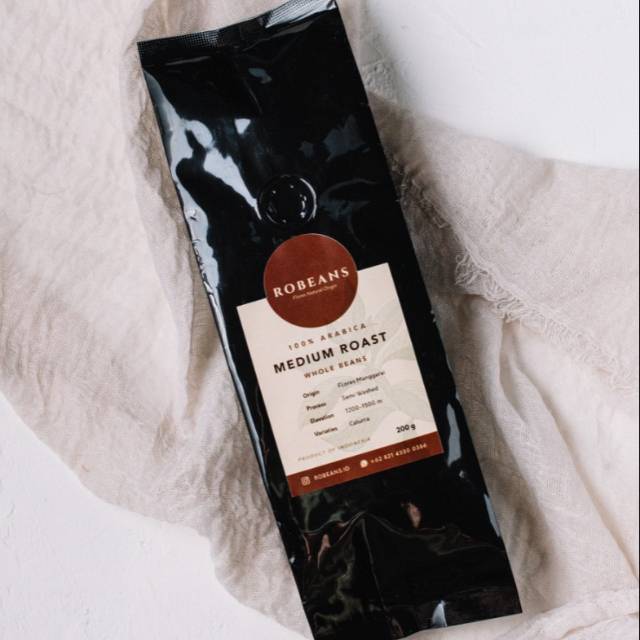 

Kopi Arabika Flores Manggarai Premium Medium Roast | semi washed 200g Robeans