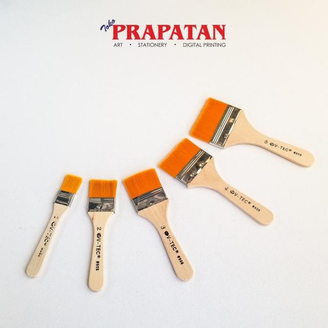 

KUAS LUKIS V-TEC 808 NO 1-5 / V-TEC PAINT BRUSH - 5