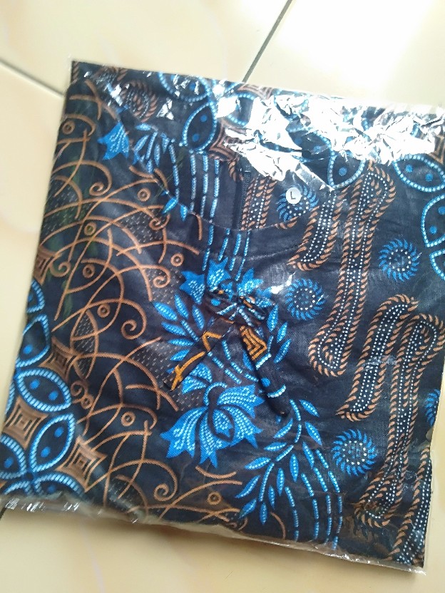 Couple Batik Hem Dan Blus Motif Terbaru