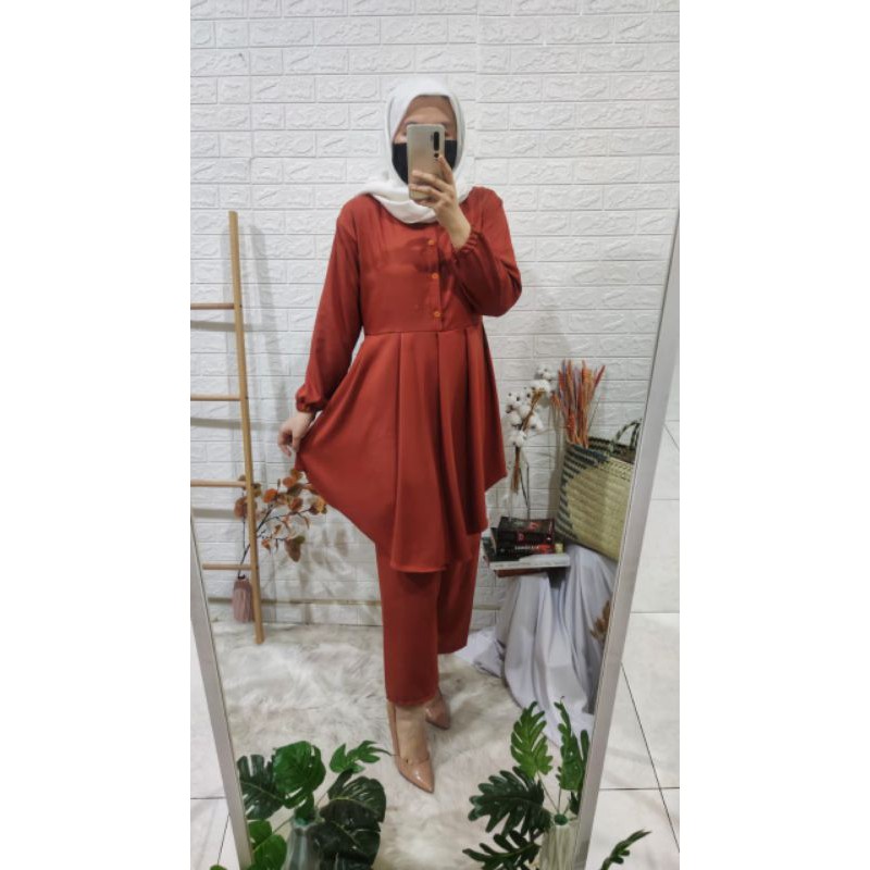 setelan syakila/setelan tunik/setcel syakila/setcel tunik/syakila premium