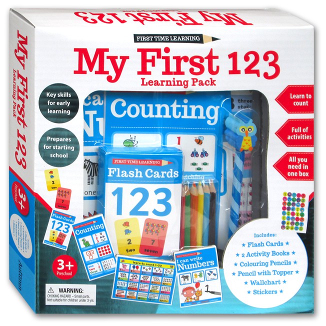 Buku Anak Import Termurah First Time Learning My First 123 Learning Pack