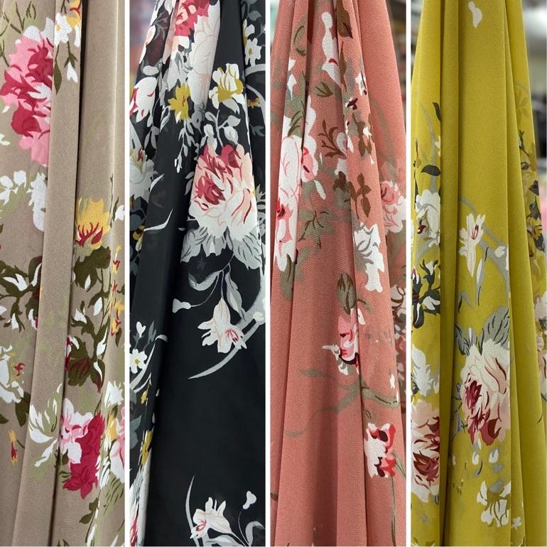 kain chiffon cerutty ceruti babydoll motif meteran "Wso31au22d"