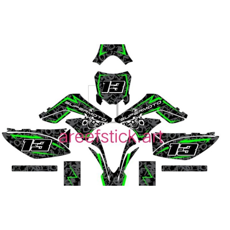 DECAL KLX supermoto
