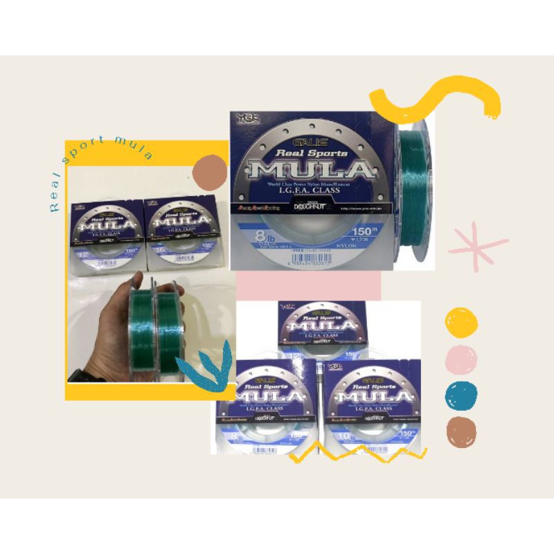 Senar Pancing Laut YGX Galis Real Sport Mula[Kelas Dunia]Panjang 150cm