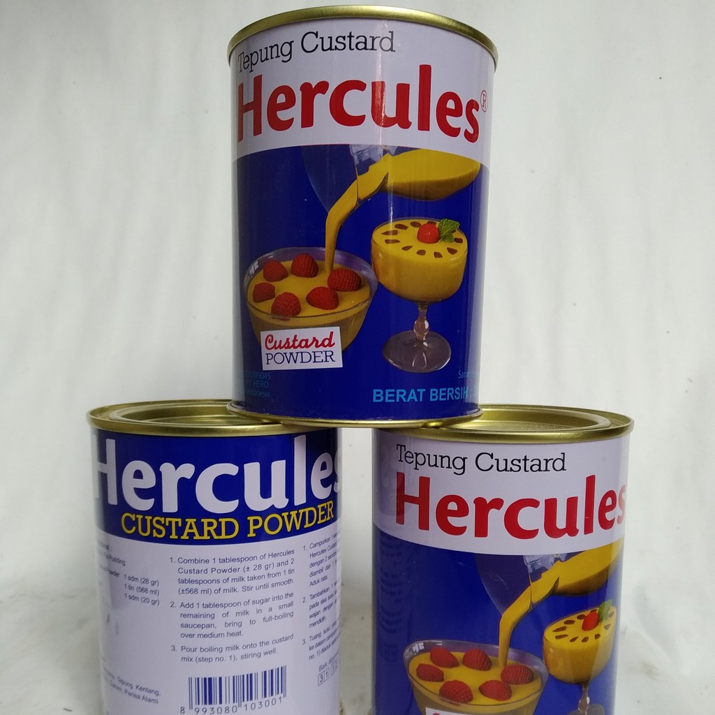 

Hercules Custard Powder 300gr x 24 kaleng PAKET GROSIR