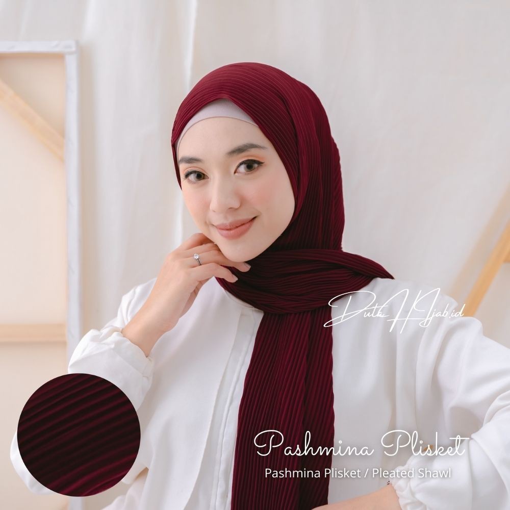 PASHMINA PLISKET  / PASHMINA ALUNA PLISKET / PASHMINA FULL PLISKET