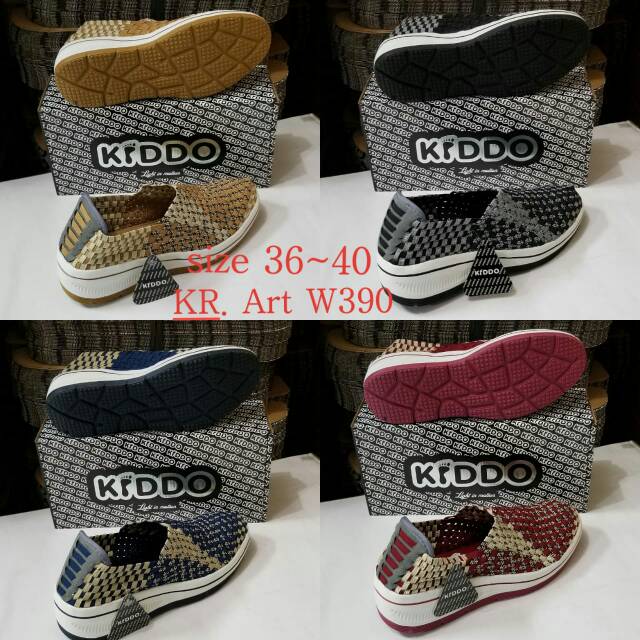 Sepatu Rajut KIDDO W390 WEDGES ORIGINAL