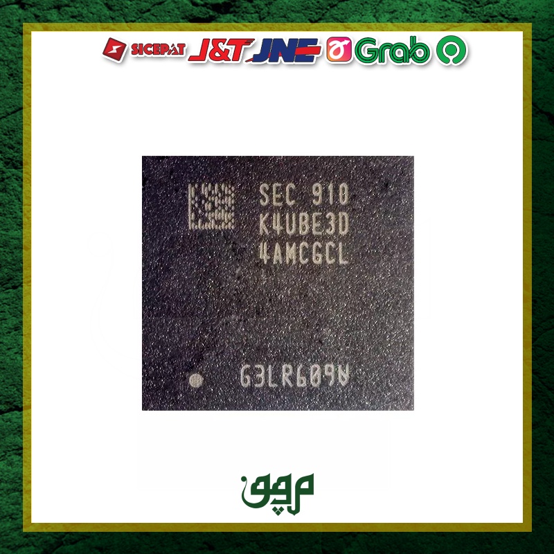 IC K4UBE384AMCGCL USED / IC Cpu Ram Samsung A50 Used Tested (IC K4UBE384AMCGCL USED) / K4UBE384AMCGL