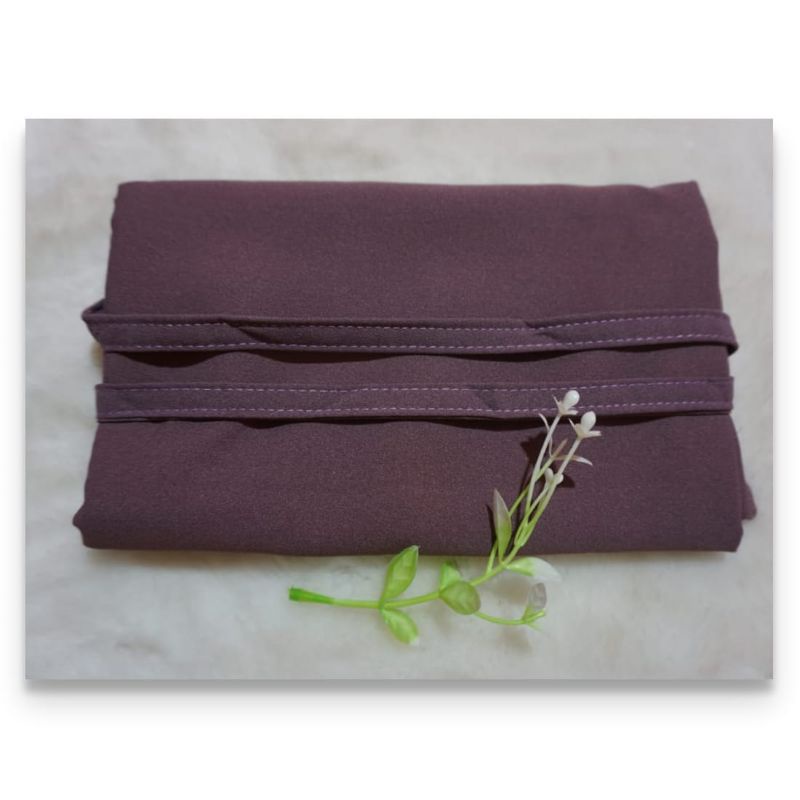 Pashmina Sabyan 175x75 cm Hijab Diamond Kerudung-175 Ungu Tua