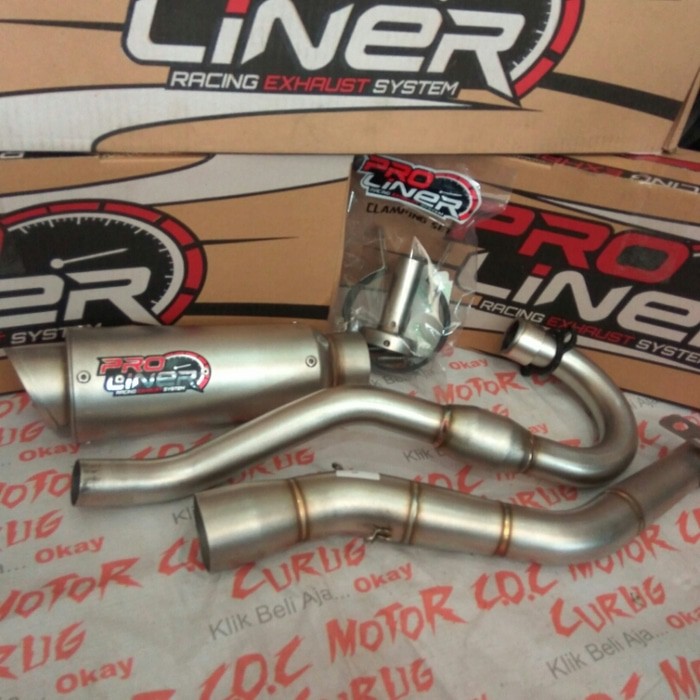 KNALPOT RACING PROLINER ORIGINAL ASLI HONDA CRF150L CRF 150 L