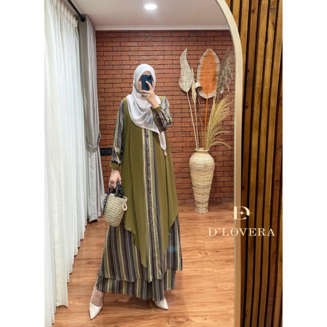 (COD) Setelan Kulot Laura  by D'lovera