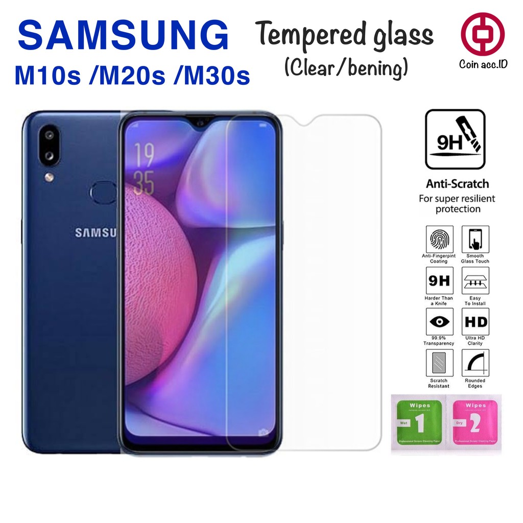 Tempered glass SAMSUNG M30S - anti gores kaca bening 9H