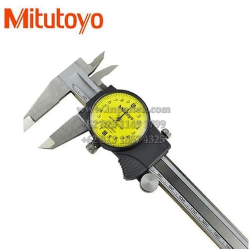 Best Vernier Dial Caliper Mitutoyo 0-200 mm Sigmat Dial 8" Jangka Sorong D14JIN