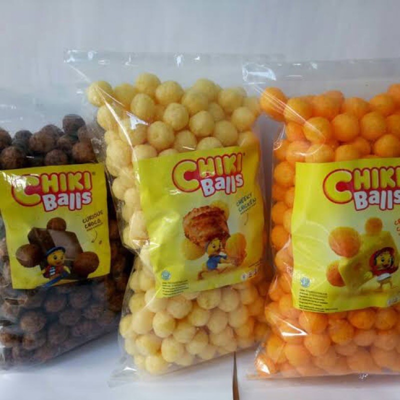 

chiki balls rasa ayam keju dan coklat kemasan 250g-1kg