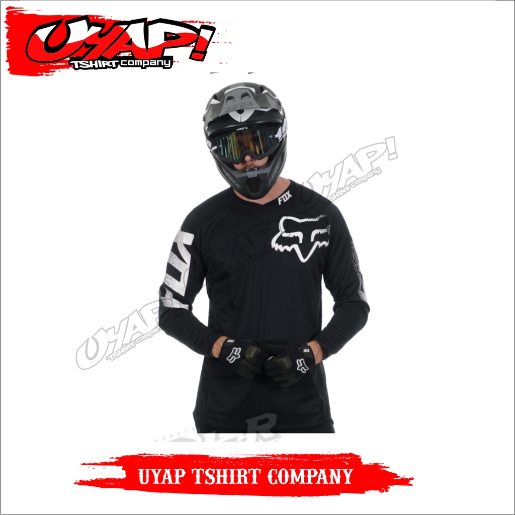 FOX JERSEY  /Baju Trail/Motocross & Gowes/MTB / Mountain Bike / Downhill / BMX / MX LENGAN PANJANG B