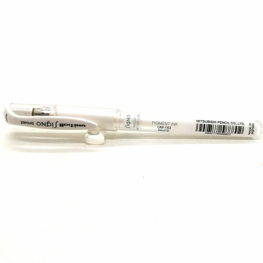 

Ballpoint Boxy Signo BroadUM-153 White