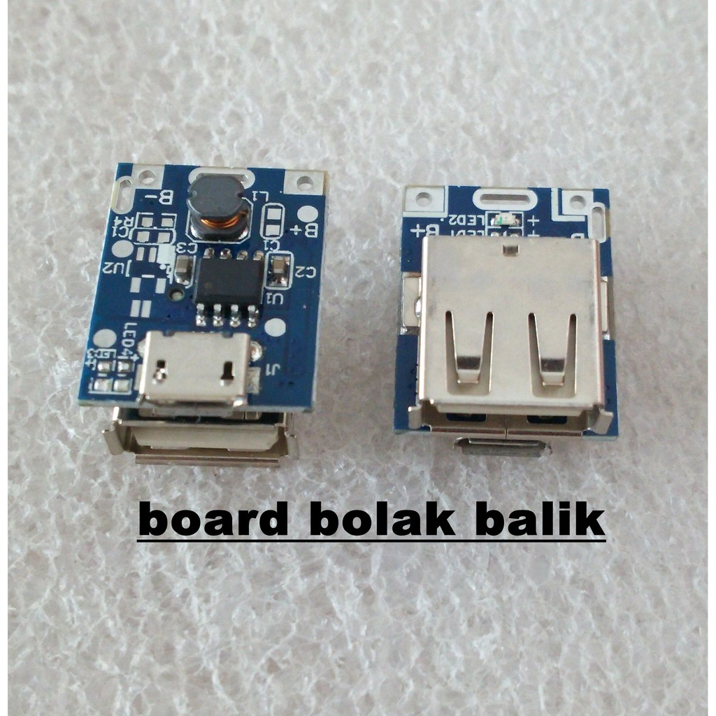 Modul step up to DC USB 5v plus charger DIY - Modul Powerbank 1 Slot