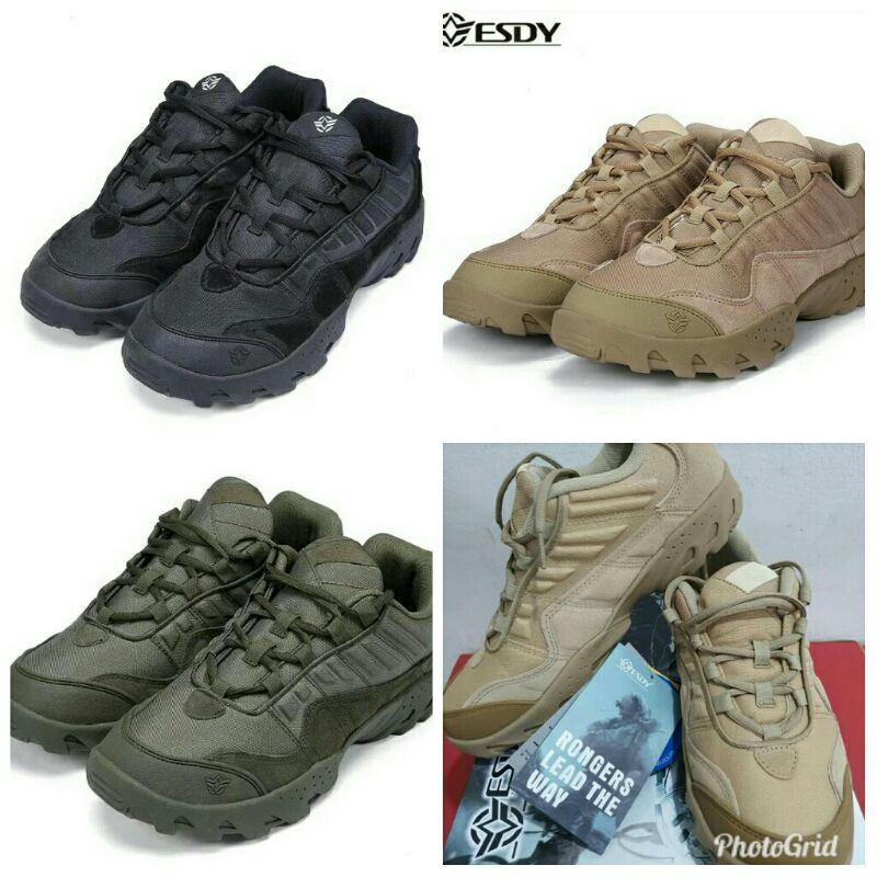 Hiking outdoor Tactical shoes sepatu esdy predator 4 inch best quality impor