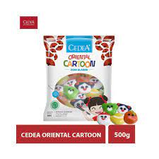 

Cedea oriental cartoon karakter 500gr olahan ikan