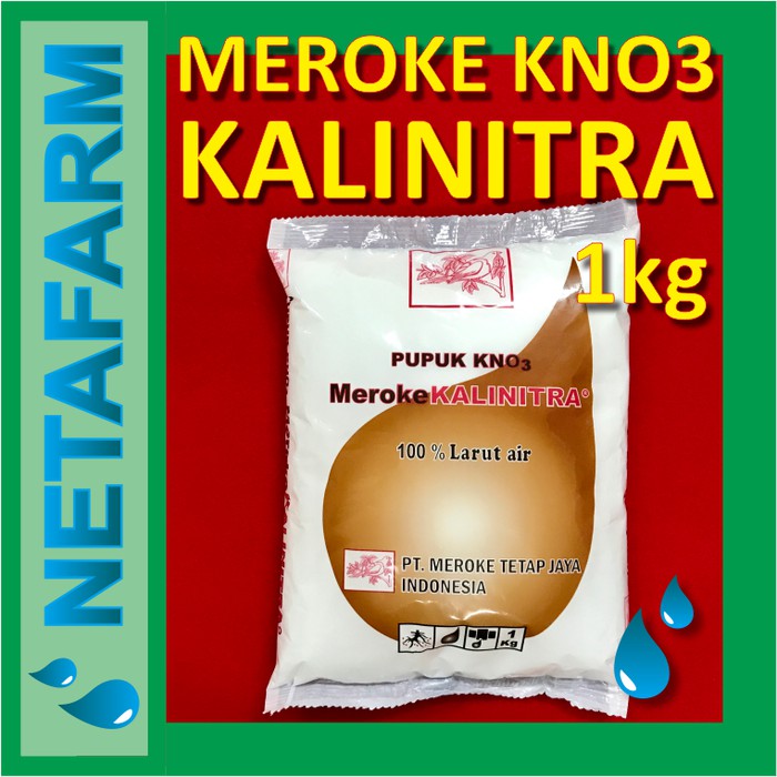 Pupuk MEROKE KNO3 KALINITRA - 1 kg Kemasan Original Pabrik