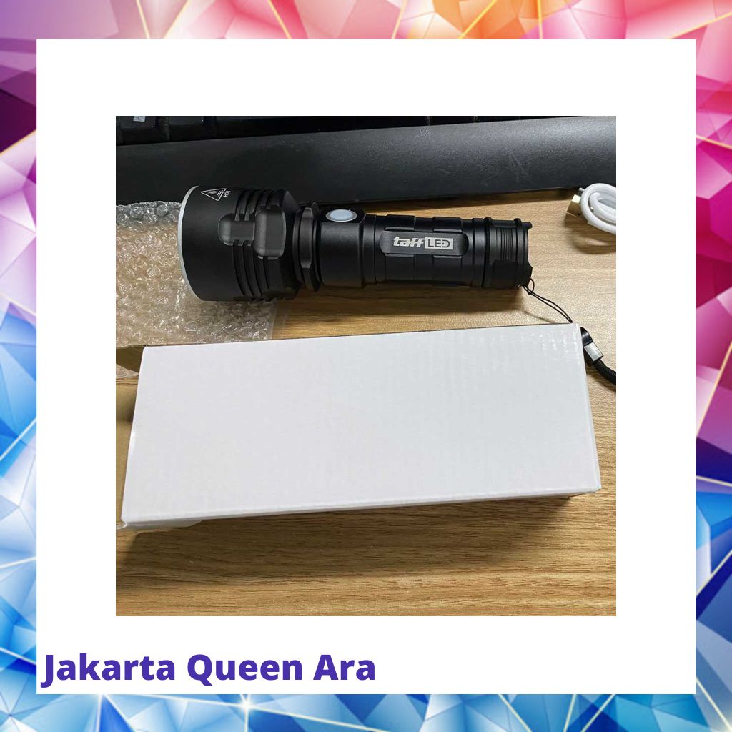 TaffLED Senter LED USB Rechargeable XLM-L2 25W 1000 Lumens - XLML