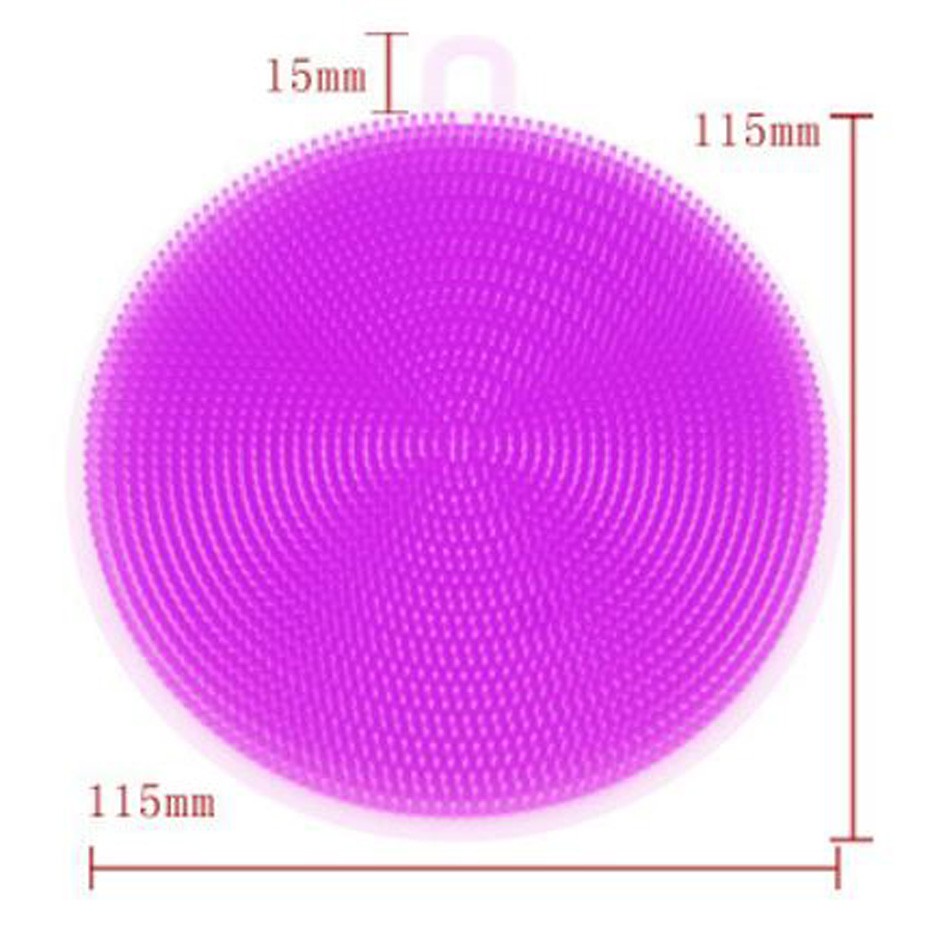 sikat silikon cuci piring silicone dishwashing brush (1D1) kpe005