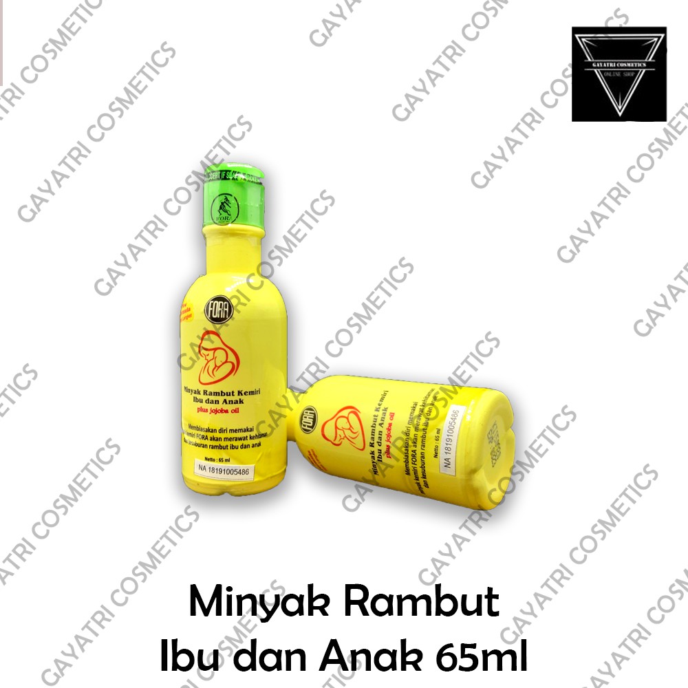 Minyak Rambut Kemiri Ibu Dan Anak Fora 65ml