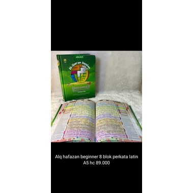 alqosbah Alquran hafazan 8blok perkata latin UK a5