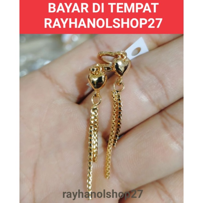 Anting Titanium Jurai Love R-0-27