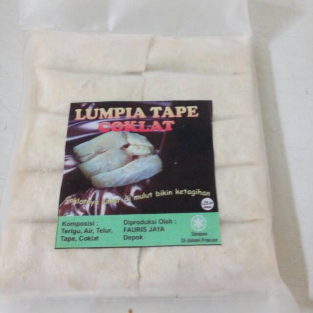 

Lumpia tape coklat