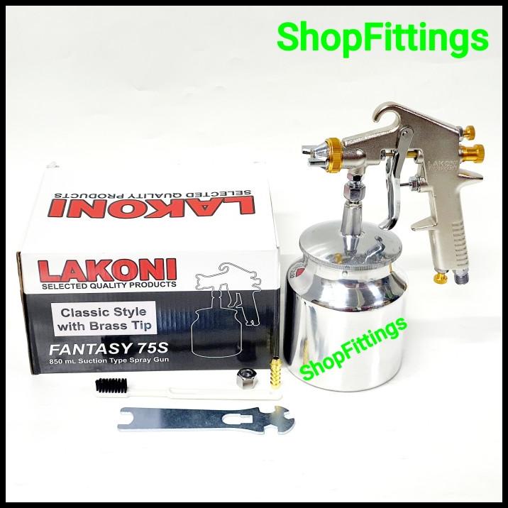 Paint Spray Gun Tabung Bawah Alat Semprot Cat Spet Tabung Bawah F 75S