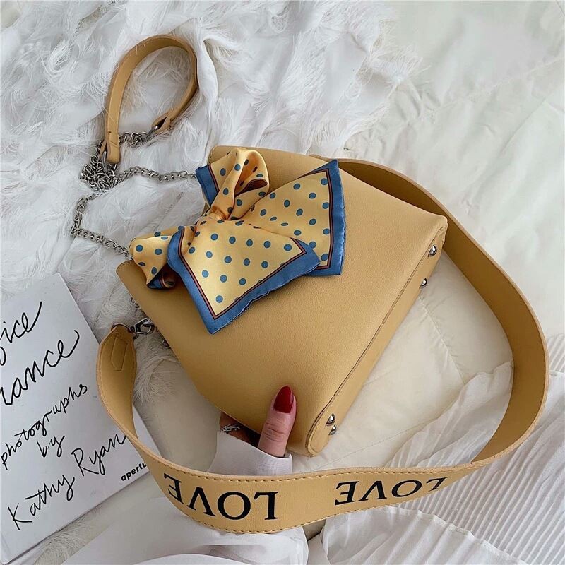 K9022 (2IN1) BEIGE/BLACK/GREEN/YELLOW TAS SLEMPANG PITA FREE POUCH TAS WANITA FASHION IMPORT MODIS ELEGAN TERMURAH TERLARIS TERBARU BAGSTORE JAKARTA TAS BATAM CR7376 B15845 KPC9022