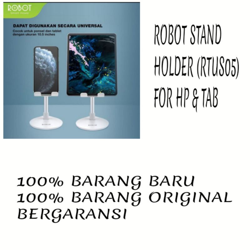 Robot holder stand RT-US05 for handphone &amp; tablet