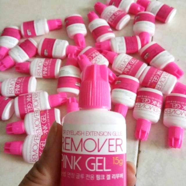 remover pink gel untuk melepas eyelash extension