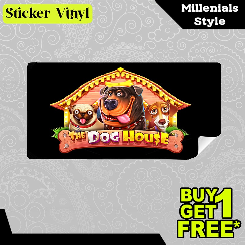 

Stiker Sticker The Dog House Slot Pragmatic Play Game Slot Aesthetic Bahan Vinyl Satuan Anti Air