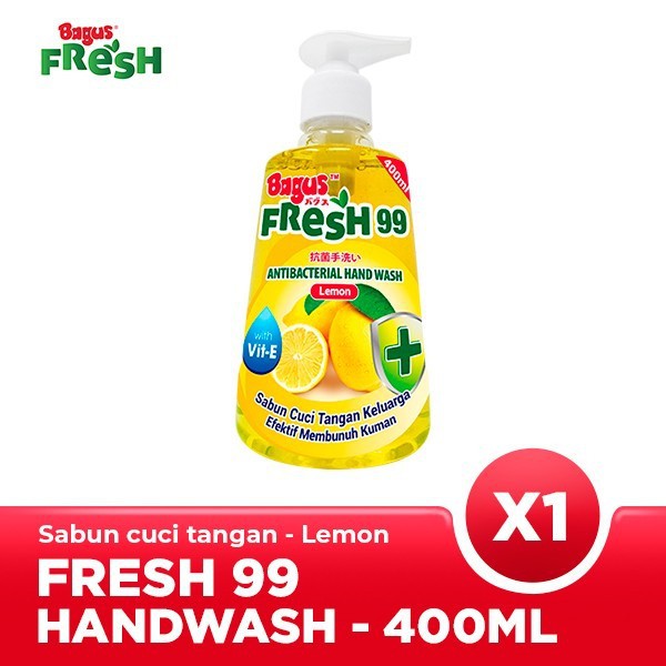 Hand Wash Pump Bagus Fresh 99 Antibacterial 400 ml a